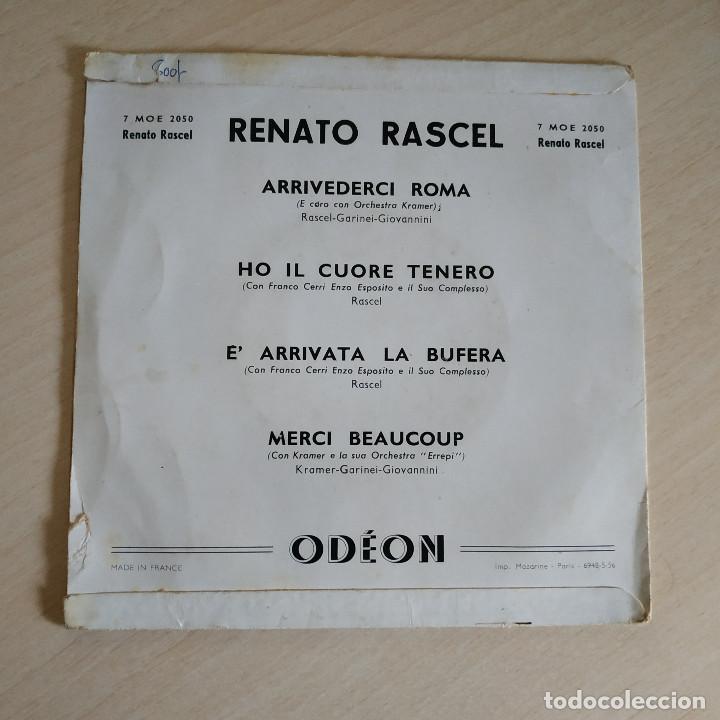 Discos de vinilo: RENATO RASCEL - ARRIVEDERCI ROMA + 3 RARO EP ODEON - Foto 2
