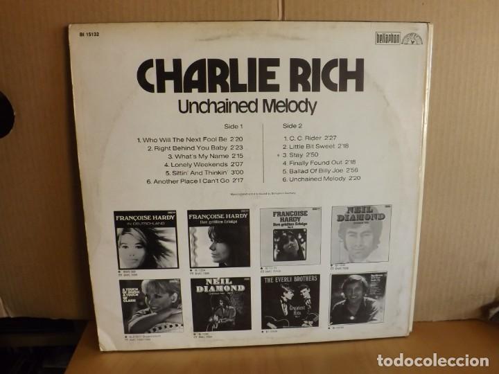 Discos de vinilo: CHARLIE RICH --- UNCHAINED MELODY - Foto 2