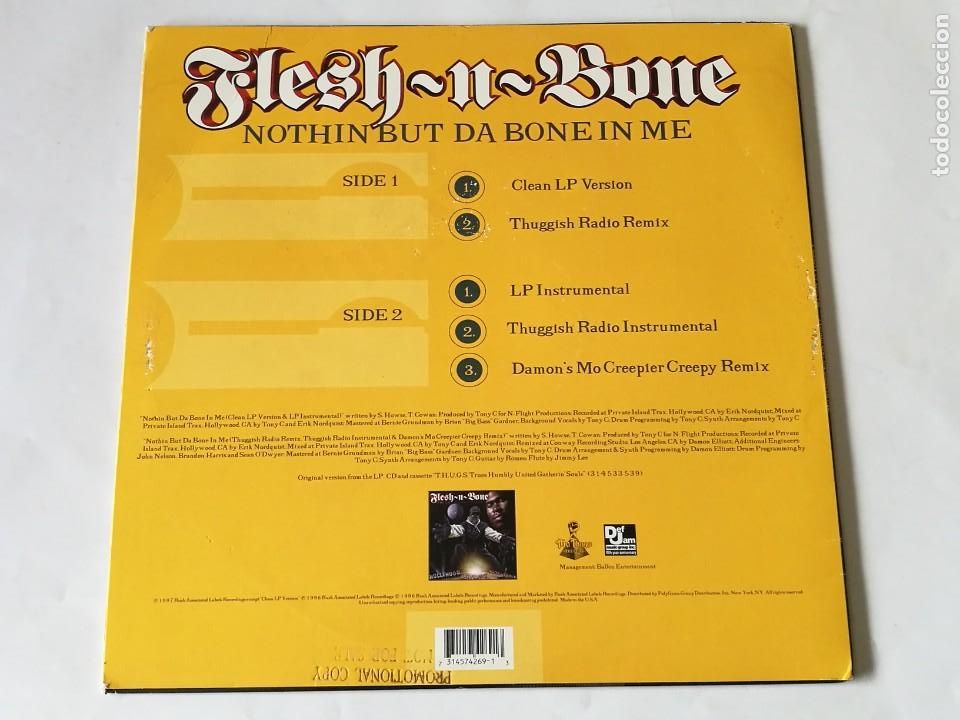 Discos de vinilo: Flesh-N-Bone - Nothin But Da Bone In Me - 1996 - Foto 2