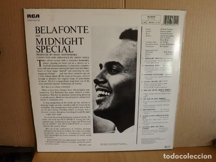 Discos de vinilo: HARRY BELAFONTE ----THE MIDNIGHT SPECIAL - Foto 2
