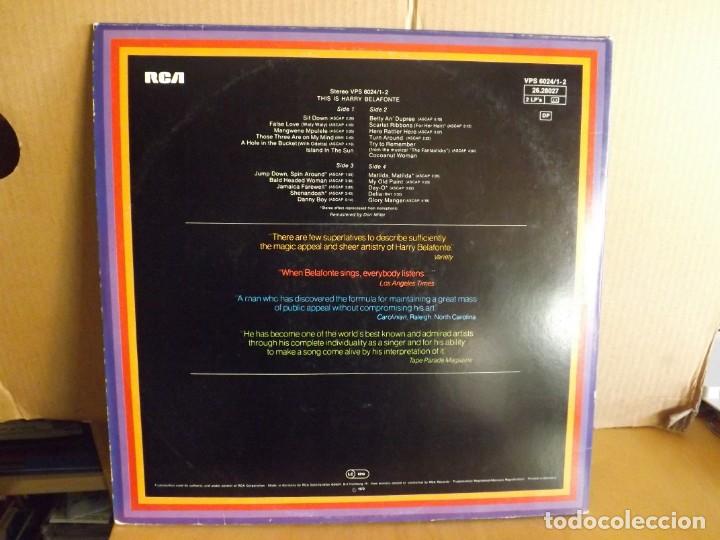 Discos de vinilo: HARRY BELAFONTE ----THIS IS - Foto 2