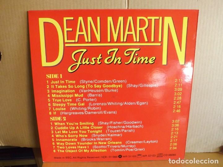 Discos de vinilo: DEAN MARTIN ---- JUST IN TIME - Foto 2