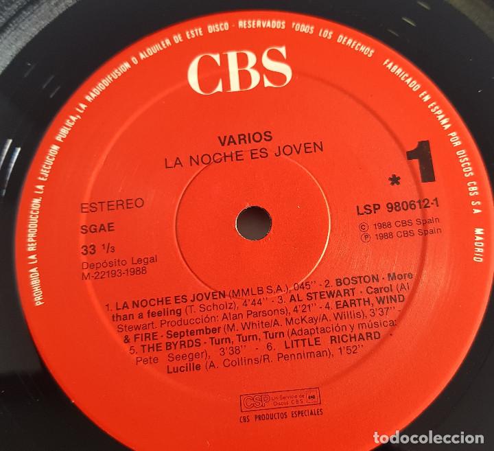 Discos de vinilo: LA NOCHE ES JOVEN - Foto 3