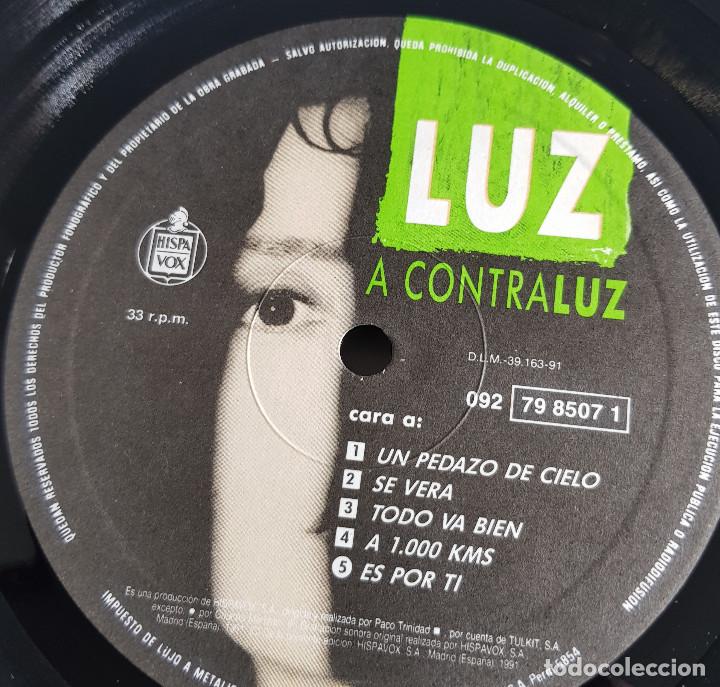 Discos de vinilo: LUZ A CONTRA LUZ - Foto 3