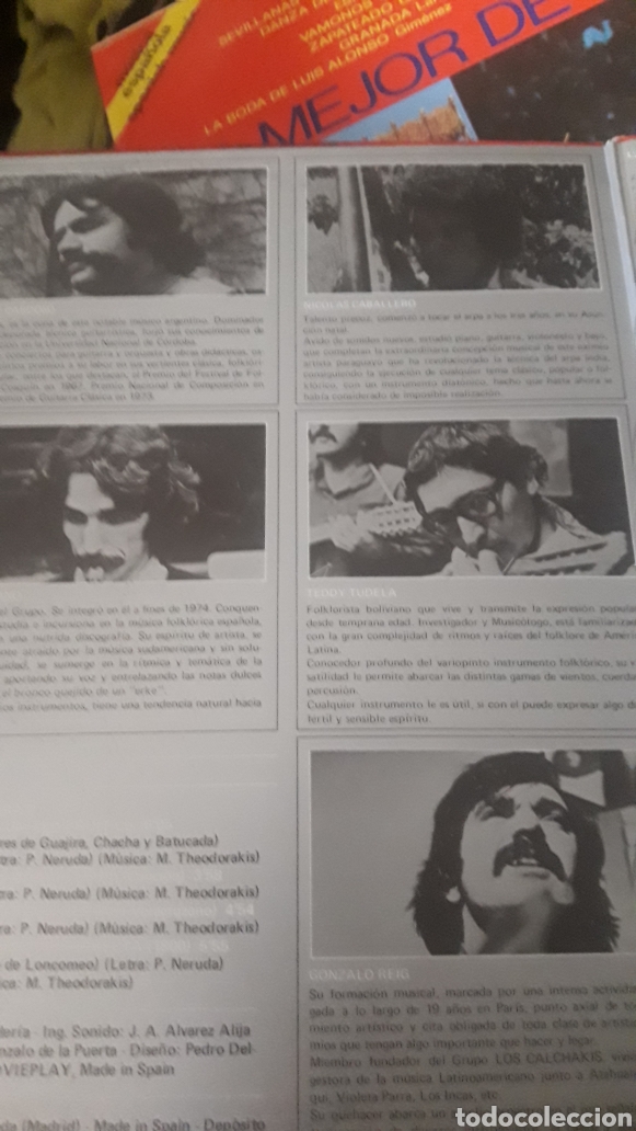 Discos de vinilo: Canto General, Grupo Tolderia - Foto 3