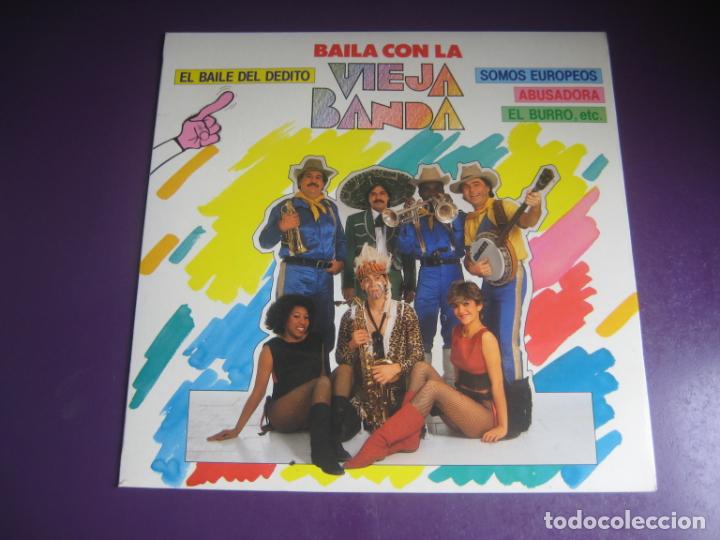 Disques de vinyle: BAILA CON LA VIEJA BANDA - EL BAILE DEL DEDITO - LP FONOMUSIC 1988 - FIESTA PACHANGA LATINA