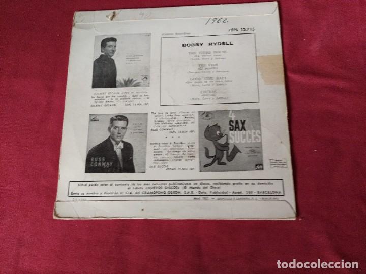 Discos de vinilo: Bobby rydell EP third House + 3 ESP 1962 - Foto 2