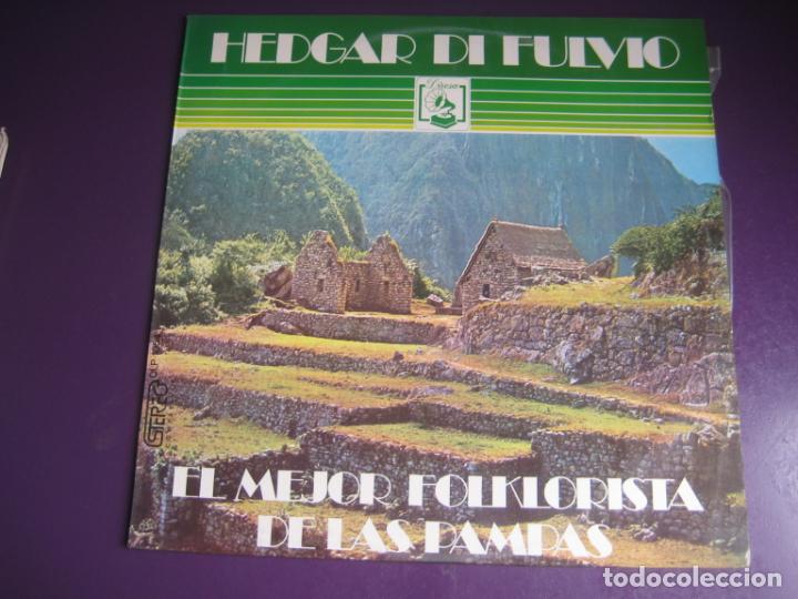 Disques de vinyle: Hedgar Di Fulvio El Mejor Folklorista De Las Pampas - LP DIRESA 1973 - FOLK TRADICIONAL ARGENTINA