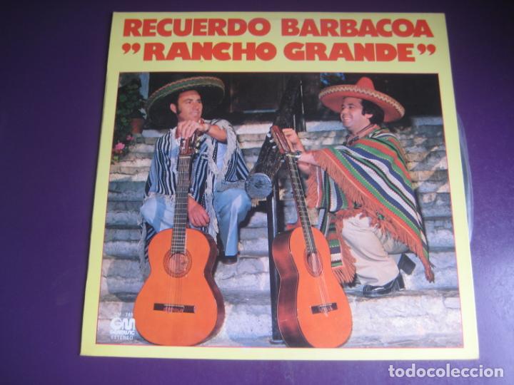 Disques de vinyle: RECUERDO BARBACOA - RANCHO GRANDE - LP GRAMUSIC 1978 - CLASICOS SUDAMERICA - VINILO SIN USO