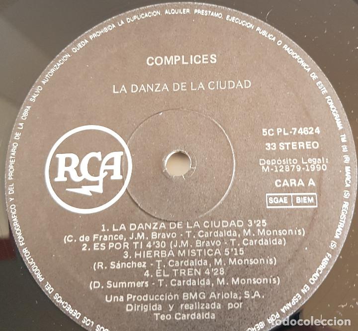 Discos de vinilo: COMPLICES / LA DANZA DE LA CIUDAD - Foto 3