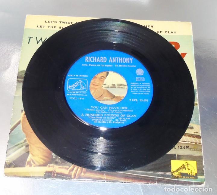 Discos de vinilo: RICHARD ANTHONY ---- LET&acute;S TWIST AGAIN + 3 - Foto 5