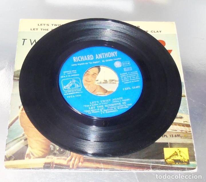 Discos de vinilo: RICHARD ANTHONY ---- LET&acute;S TWIST AGAIN + 3 - Foto 4