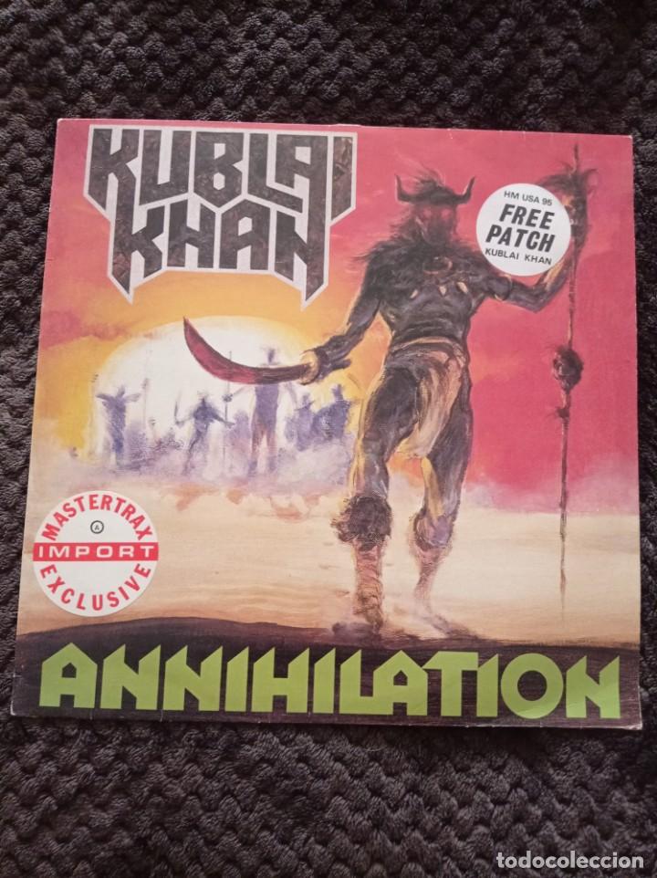 Discos de vinilo: KUBLAI KHAN - ANNIHILATION LP - Foto 1