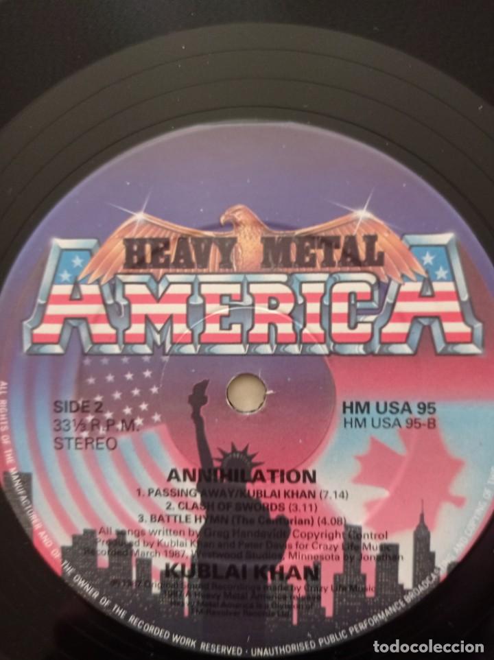 Discos de vinilo: KUBLAI KHAN - ANNIHILATION LP - Foto 6