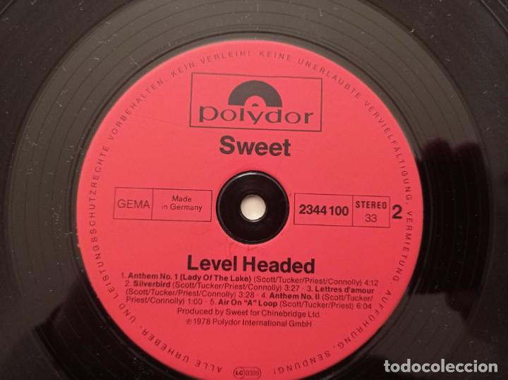 Discos de vinilo: SWEET - LEVEL HEADED LP - Foto 8