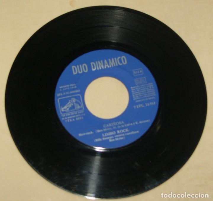 Discos de vinilo: DUO DINAMICO - CARI&Ntilde;OSA + 3 - ODEON 1963 - Foto 3
