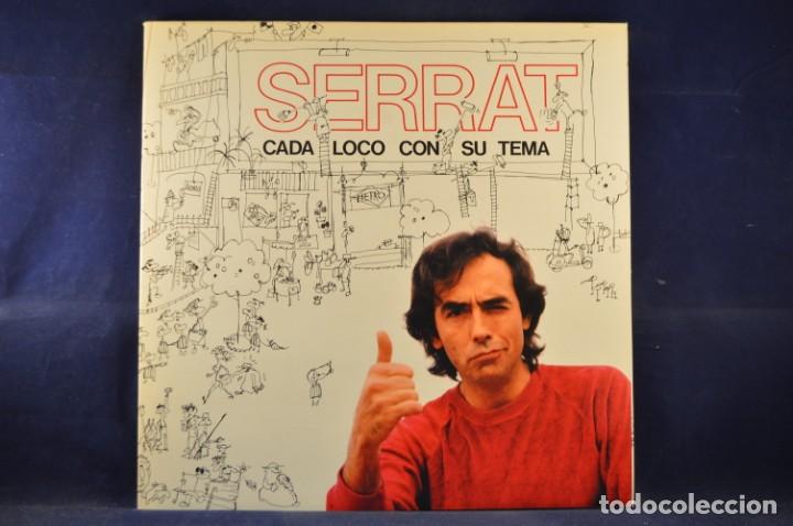 Discos de vinilo: SERRAT - CADA LOCO CON SU TEMA - LP - Foto 1