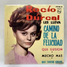 Discos de vinilo: SINGLE ROCÍO DURCAL - LES LLEVA CAMINO DE LA FELICIDAD - ESPAÑA - AÑO 1964. Lote 257785475