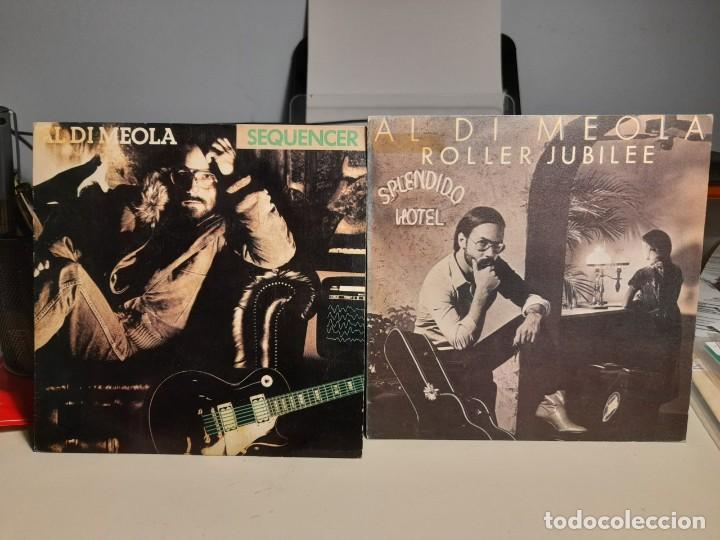 Discos de vinilo: 2 SINGLES DE AL DI MEOLA : SEQUENCER + ROLLER JUBILEE - Foto 1