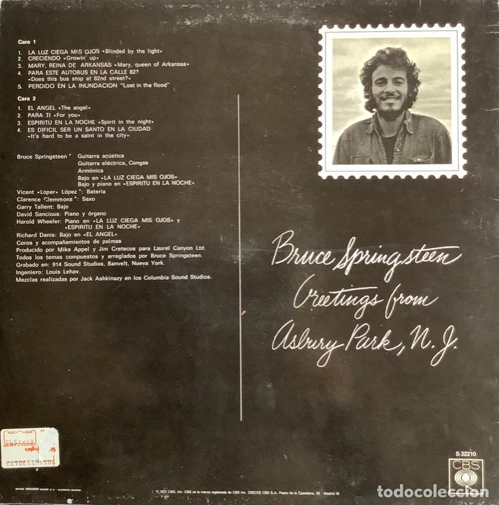 Discos de vinilo: BRUCE SPRINSTEEN-GREETINGS FROM ASBURY - Foto 2
