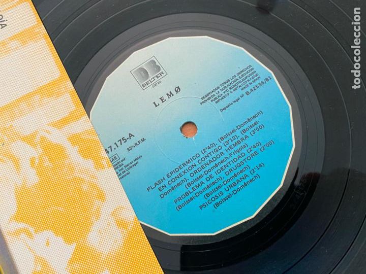 Discos de vinilo: LEMO (FLASH EPIDERMICO) LP ESPA&Ntilde;A 1981 (B-27) - Foto 2