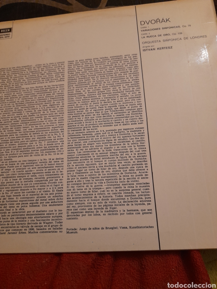 Discos de vinilo: Dvorak, Variaciones sinf&oacute;nicas a estrenar - Foto 2