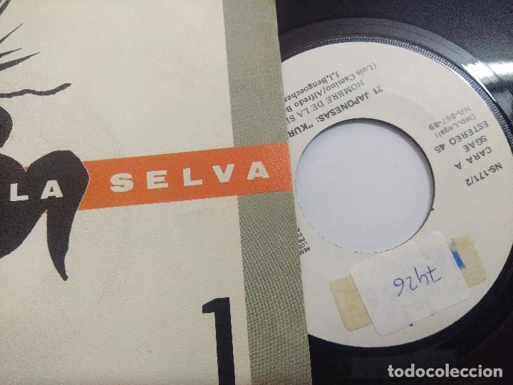 Discos de vinilo: 21 JAPONESAS/HOMBRE DE LA SELVA/SINGLE. - Foto 2