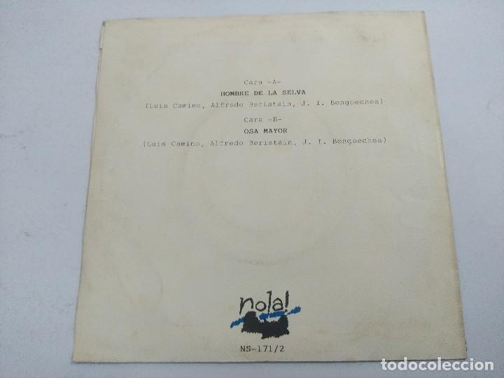 Discos de vinilo: 21 JAPONESAS/HOMBRE DE LA SELVA/SINGLE. - Foto 3