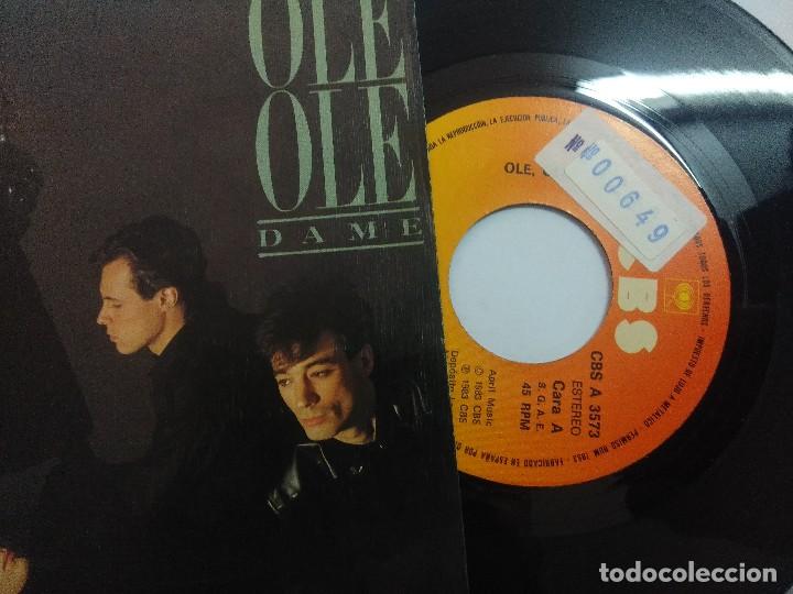 Discos de vinilo: OLE OLE/DAME/SINGLE. - Foto 2