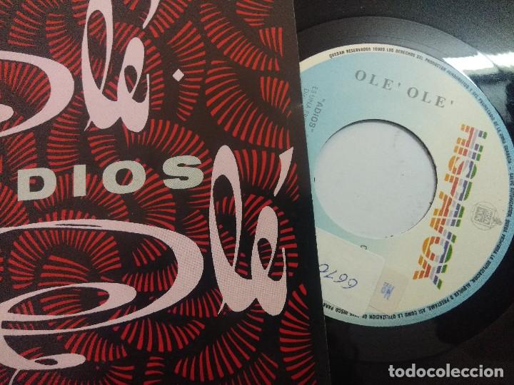 Discos de vinilo: OLE OLE/ADIOS/SINGLE. - Foto 2