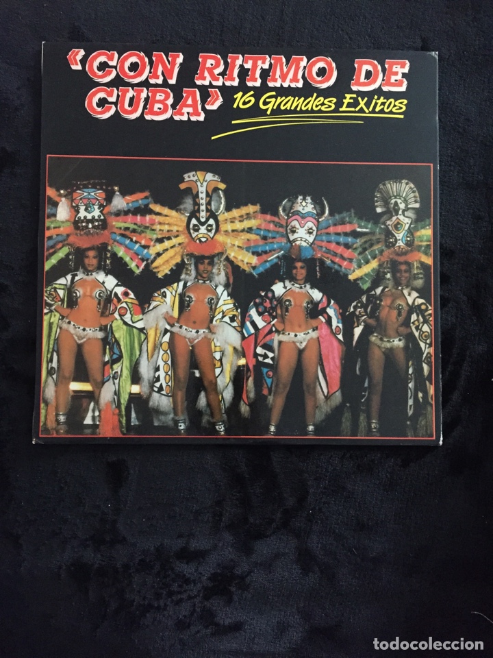 Disques de vinyle: LP CON RITMO DE CUBA, 16 GRANDES &Eacute;XITOS