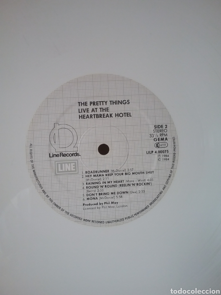 Discos de vinilo: PRETTY THINGS 1984 Line Records - Foto 4