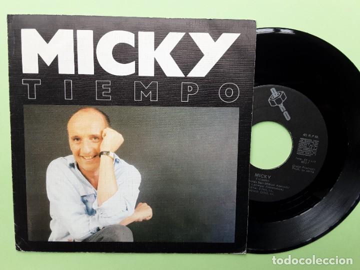 Discos de vinilo: MICKY, TIEMPO + TE DESCUBRO, PROMO - Foto 1