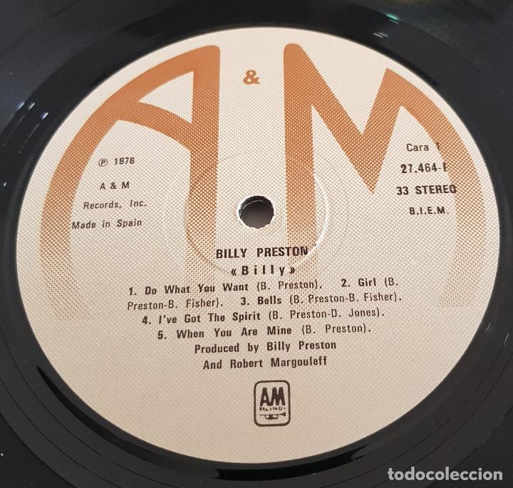 Discos de vinilo: BILLY PRESTON / BILLY - Foto 3