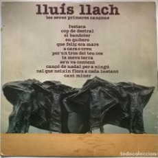Discos de vinilo: LLUIS LLACH. LES SEVES PRIMERES CANÇONS. EDIGSA, SPAIN 1977 LP