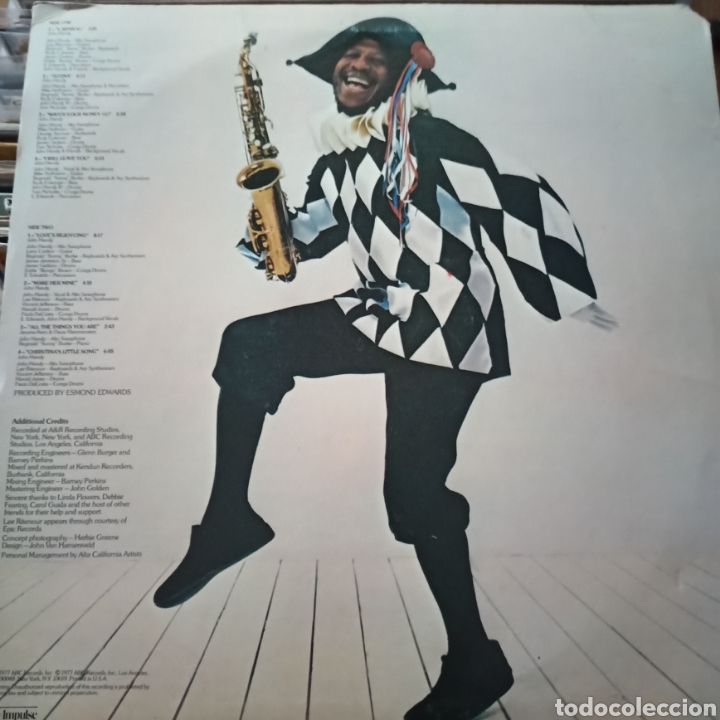 Discos de vinilo: John Handy - Carnival (ABC Impulse!, US, 1977) - Foto 2