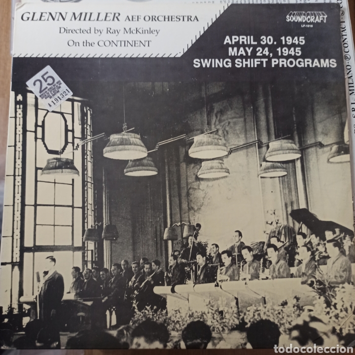 Disques de vinyle: Glenn Miller AEF Orchestra - On The Continent (Soundcraft Records Ltd., Jamaica)