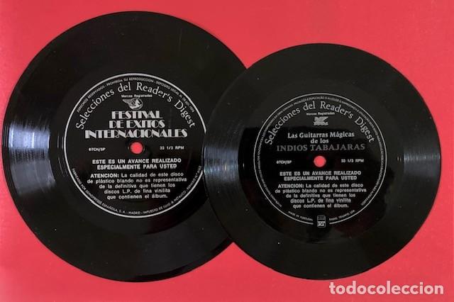 Discos de vinilo: DOS DISCOS DE PL&Aacute;STICO FLEXIBLES - FLEXIDISC - INDIOS TABAJARAS Y SELECCIOJES DEL READERS DIGEST - Foto 1