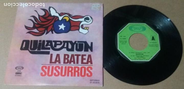 Discos de vinilo: QUILAPAYUN / LA BATEA / SINGLE 7 PULGADAS - Foto 1