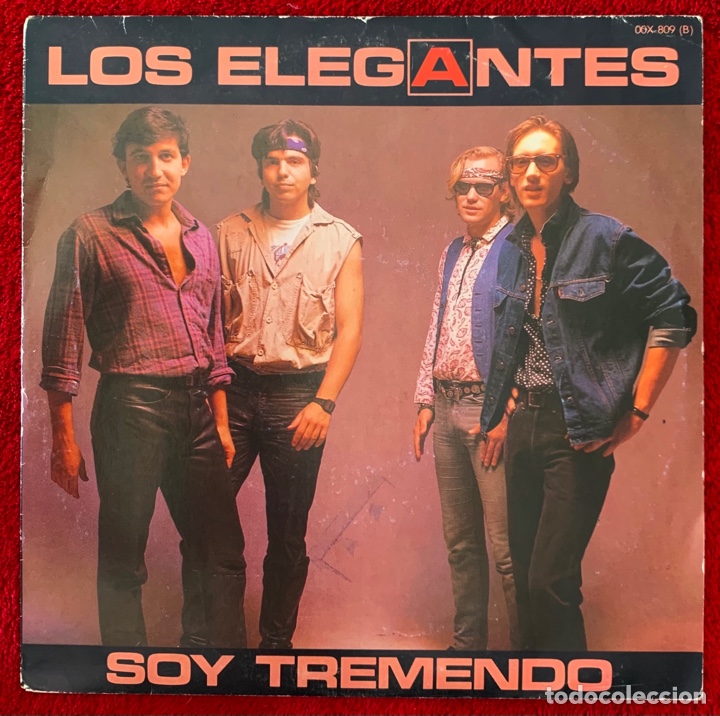 Discos de vinilo: Los Elegantes. Soy Tremendo. Single Vinilo. - Foto 1