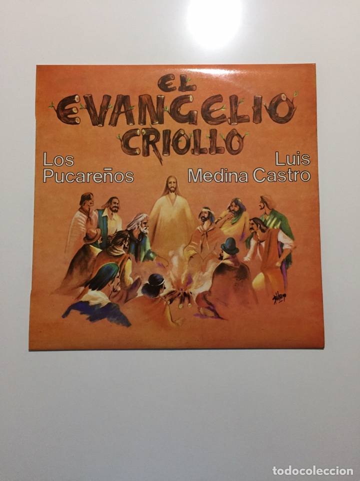 Disques de vinyle: LP EL EVANGELIO CRIOLLO - Los Pucare&ntilde;os, Luis Medina Castro