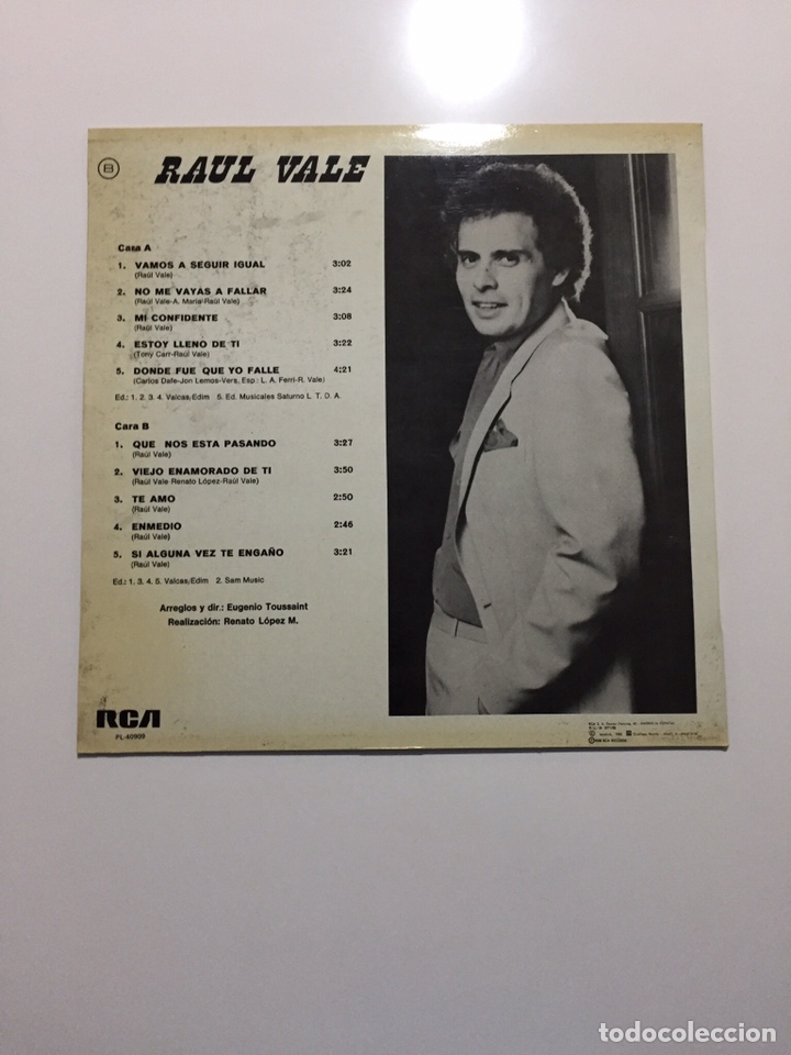 Discos de vinilo: LP RAUL VALE - Foto 2