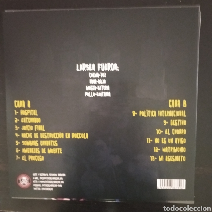 Discos de vinilo: LARSEN Canciones Desenterradas Lp - Foto 2