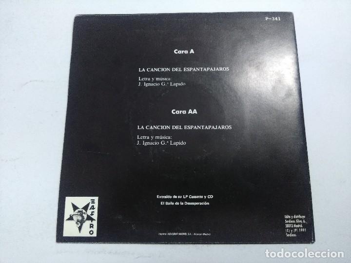 Discos de vinilo: 091/LA CANCION DEL ESPANTAPAJAROS/SINGLE PROMOCIONAL. - Foto 3