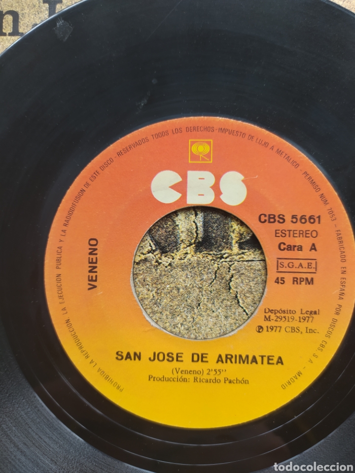 Discos de vinilo: Single Veneno - Foto 3