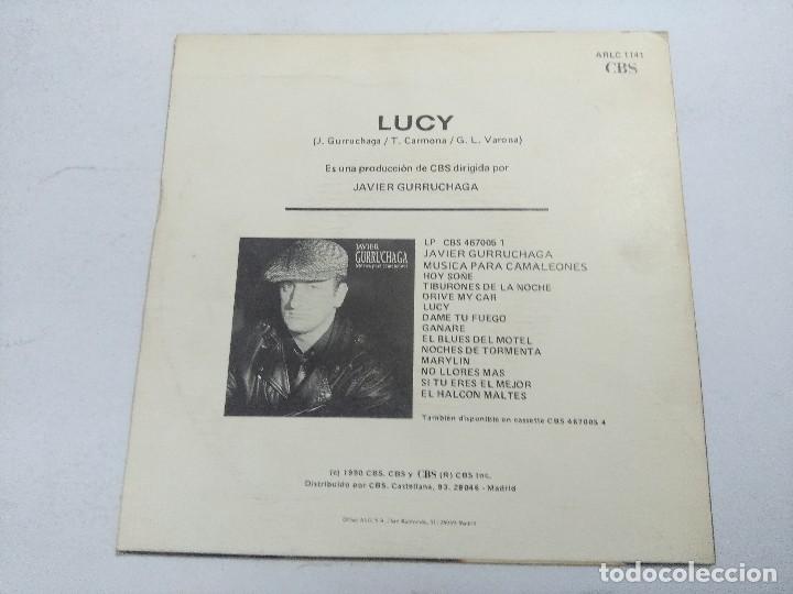 Discos de vinilo: JAVIER GURRUCHAGA/LUCY/SINGLE PROMOCIONAL. - Foto 3