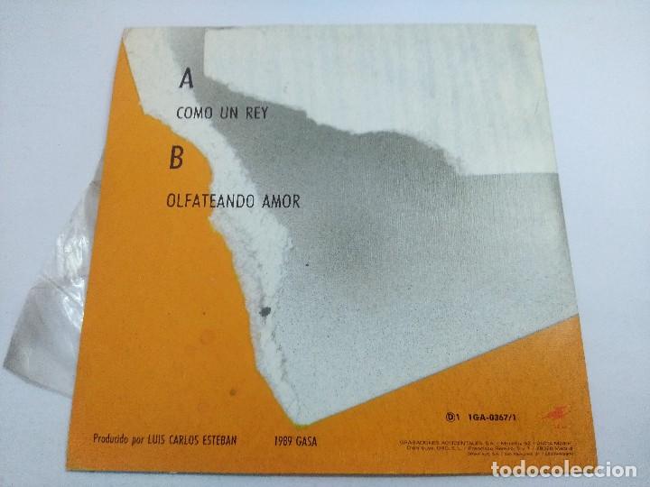 Discos de vinilo: HERMETICOS/COMO UN REY/SINGLE. - Foto 3