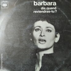 Discos de vinilo: BARBARA - DIS, QUAND REVIENDRAS-TU? - LP 1964. Lote 258526700
