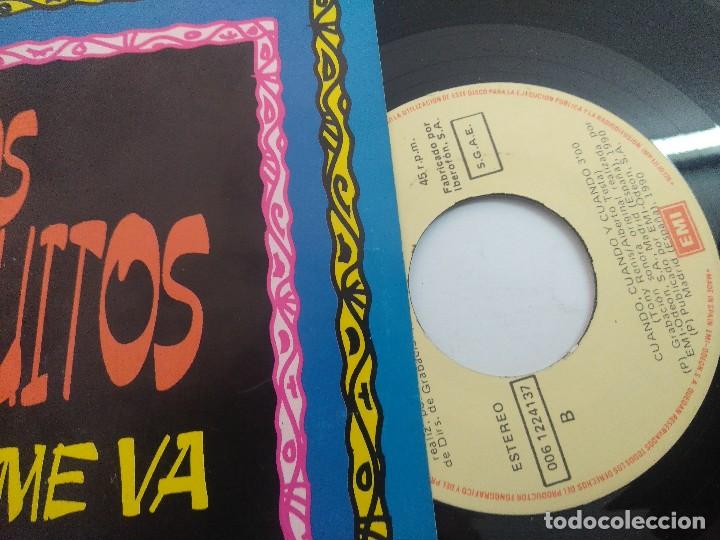 Discos de vinilo: LOS CHUNGUITOS/MEVA,ME VA/SINGLE. - Foto 2