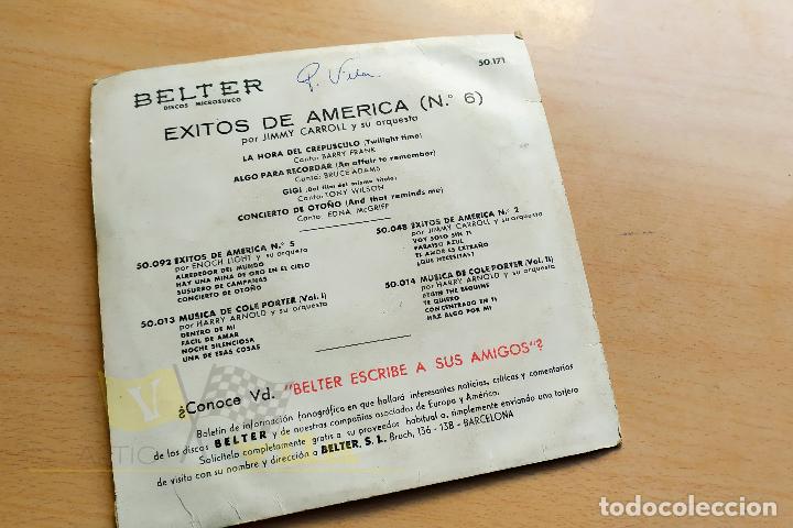 Discos de vinilo: Exitos de America N&ordm;6 - Belter - 7 Pulgadas - Foto 2